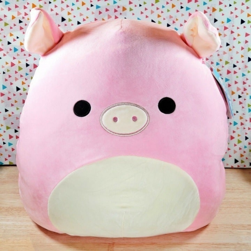 Squishmallow Peter the Pig 16" UltraSoft Stuffed Farm Pal Animal Plush Toy NWT